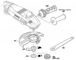 Bosch 3 601 H93 H01 Gws 24-230 Lvi Angle Grinder 230 V / Eu Spare Parts